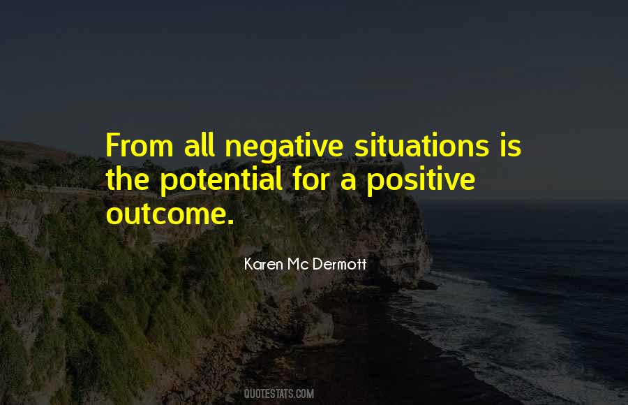 Negative Outcome Quotes #577744