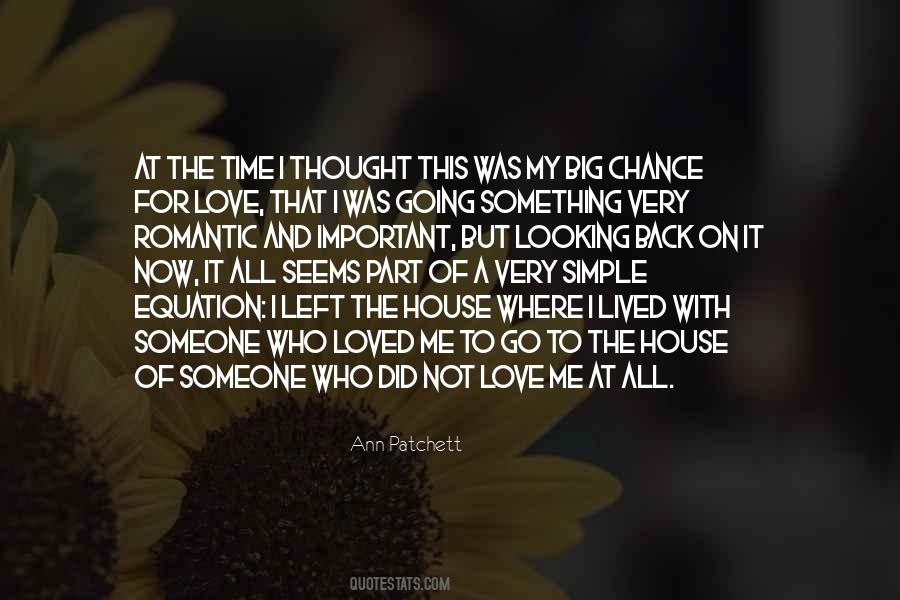 Quotes About Chance Love #157915