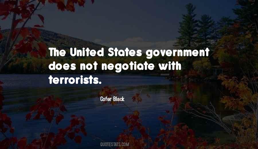 Negotiate With Terrorists Quotes #268554