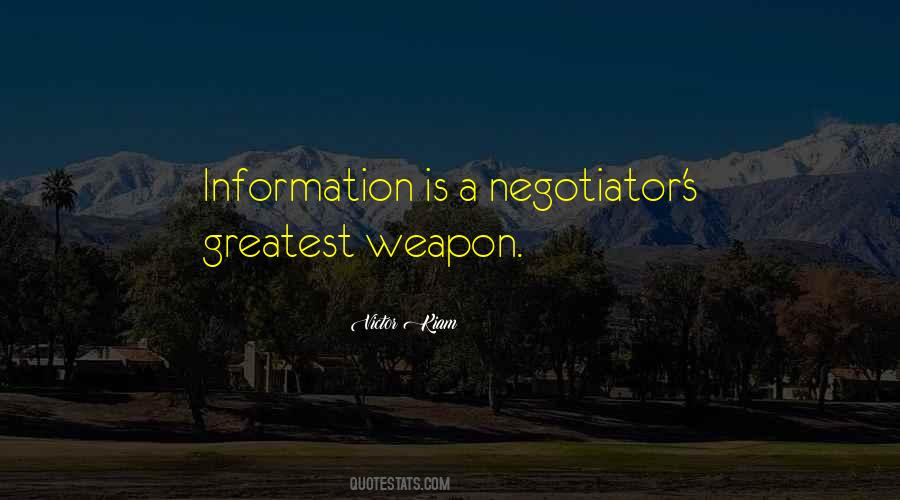 Negotiator Quotes #1301475