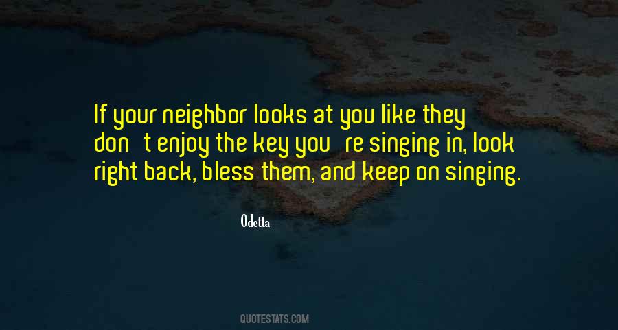 Neighbor Quotes #1257454