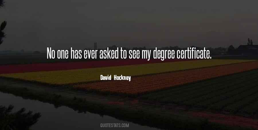 Quotes About Certificates #680347