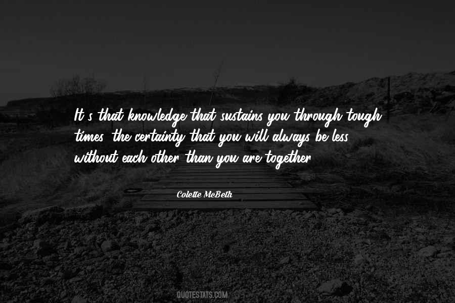 Quotes About Certainty In Love #805562