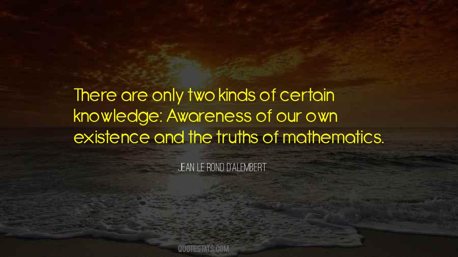 Quotes About Certain Knowledge #1548824