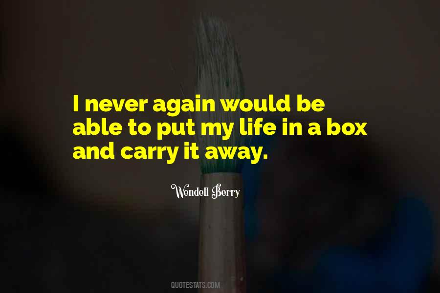 Never Again Quotes #1128848