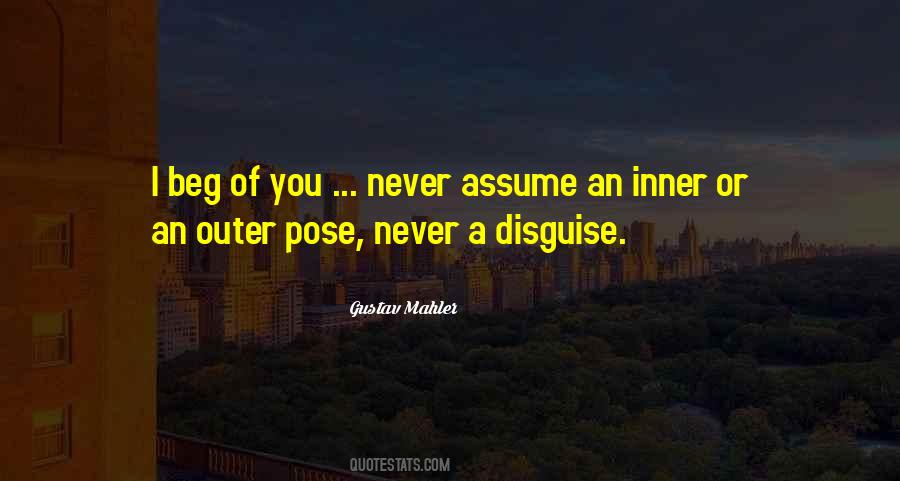 Never Assume Quotes #255724