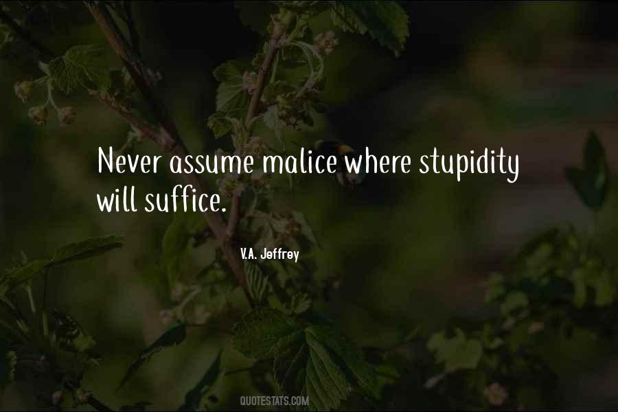 Never Assume Quotes #810467