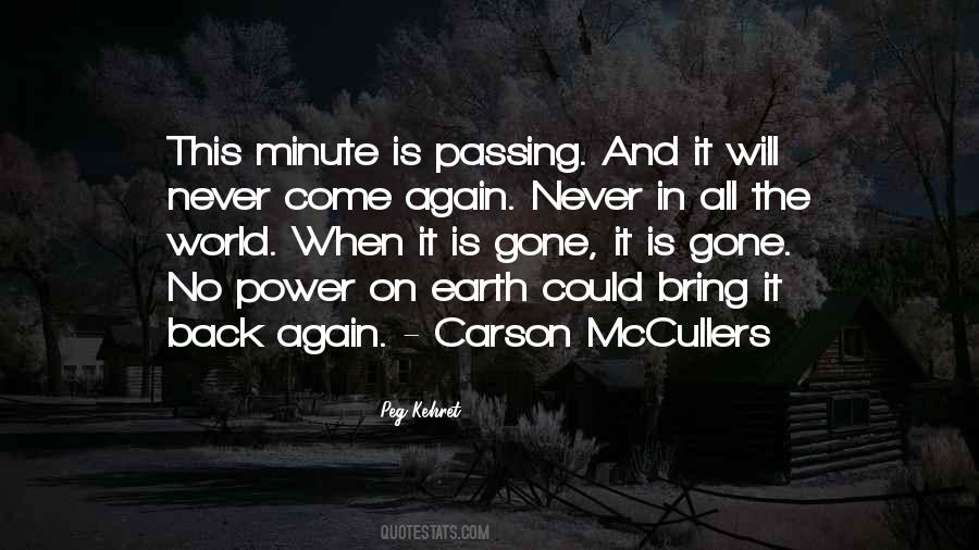 Never Back Again Quotes #370080