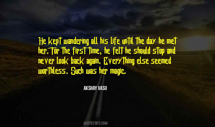 Never Back Again Quotes #460855