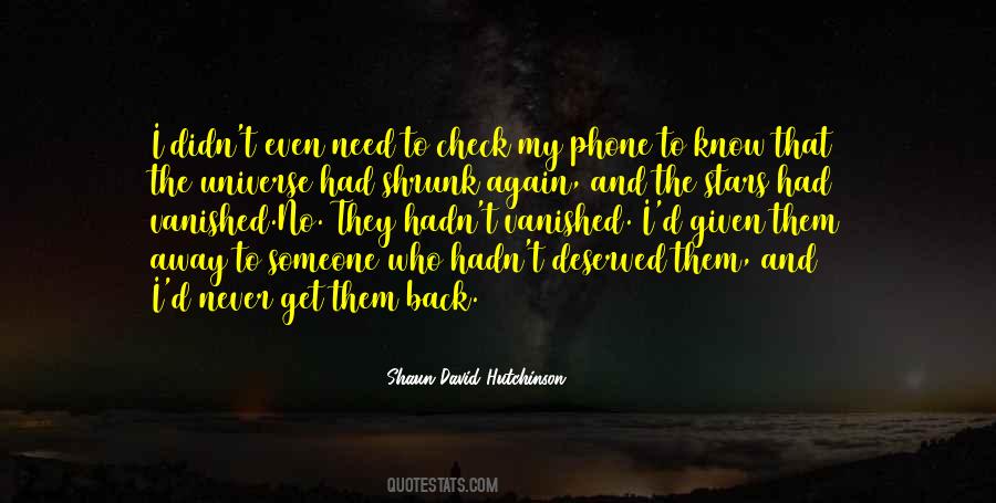 Never Back Again Quotes #782821