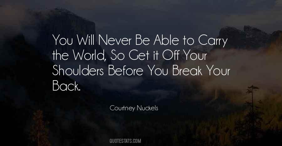 Never Back Off Quotes #1379644