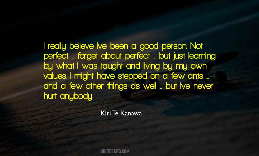 Never Been Perfect Quotes #902204