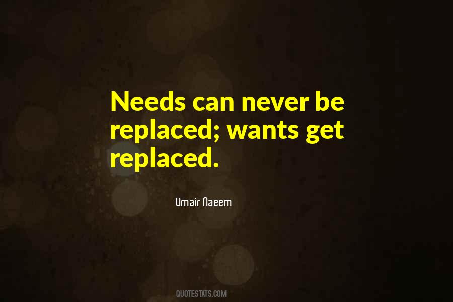 Never Can Be Replaced Quotes #1204897