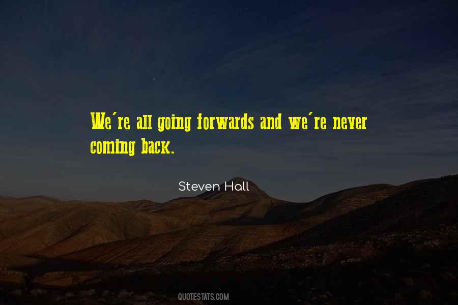 Never Coming Back Quotes #1491032