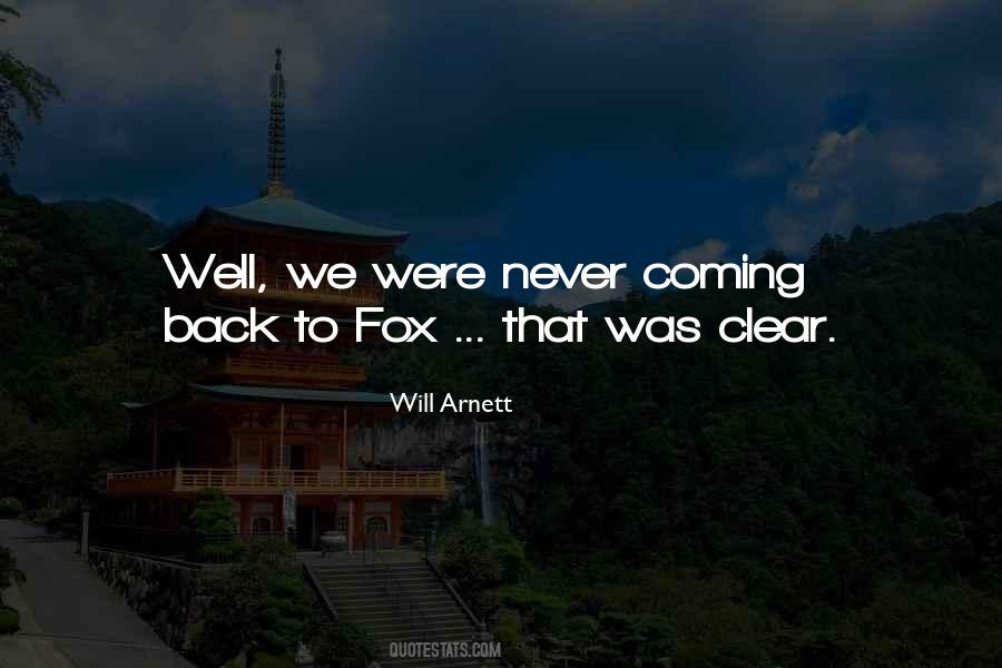 Never Coming Back Quotes #830719