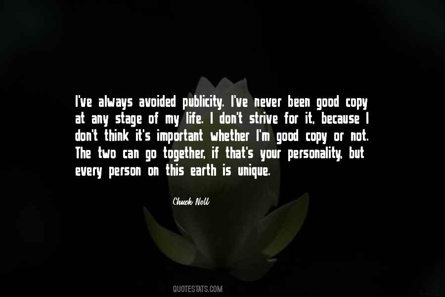 Never Copy Others Quotes #1193614