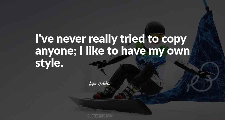 Never Copy Others Quotes #147690
