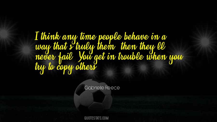 Never Copy Others Quotes #49427
