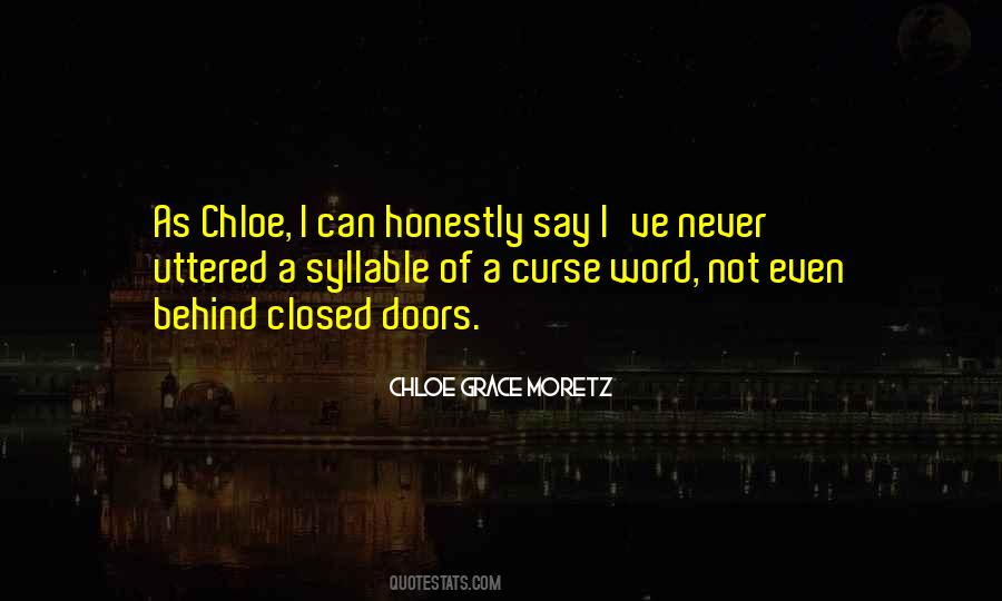 Never Curse Quotes #275609