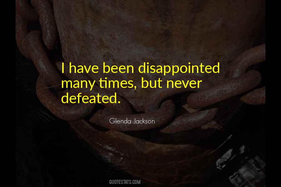 Never Defeated Quotes #66463