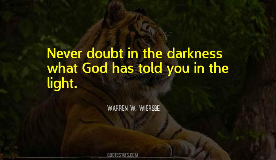 Never Doubt Quotes #212060