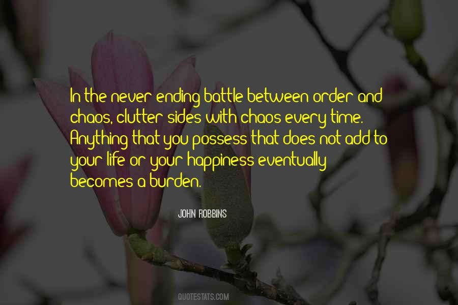 Never Ending Battle Quotes #873643