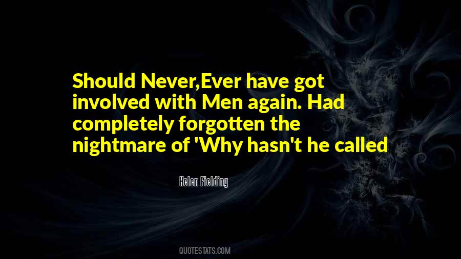 Never Ever Again Quotes #129813