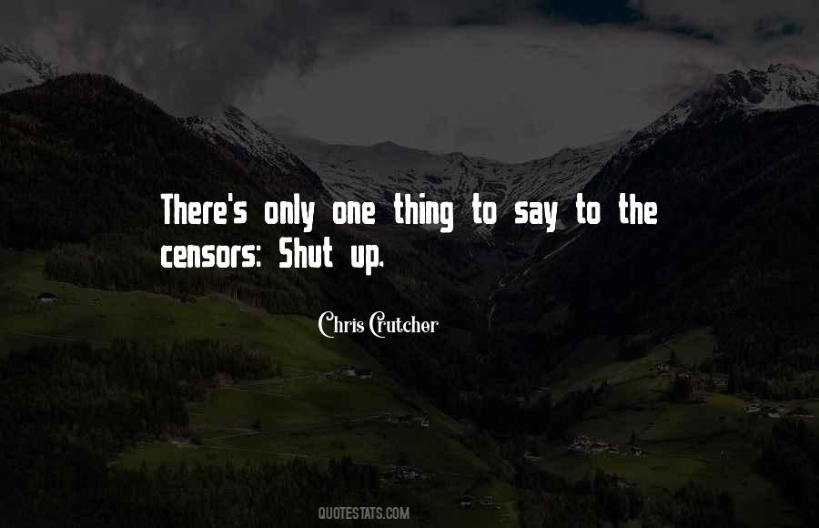 Quotes About Censors #785465