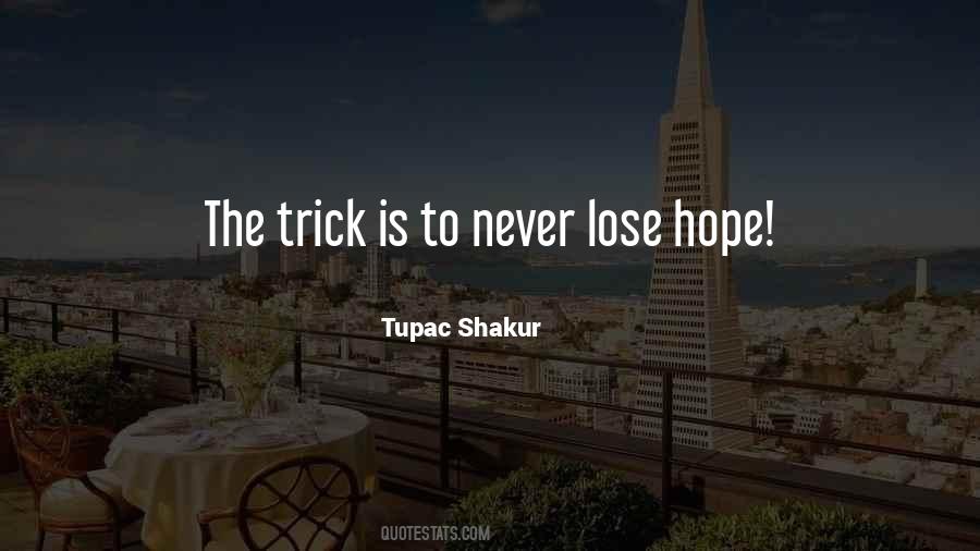 Never Ever Lose Hope Quotes #640986