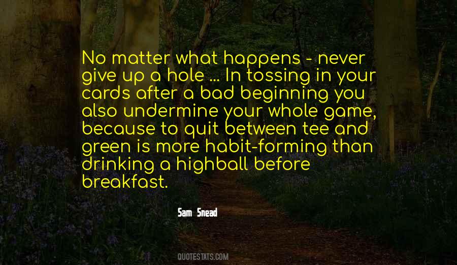 Never Ever Quit Quotes #154973