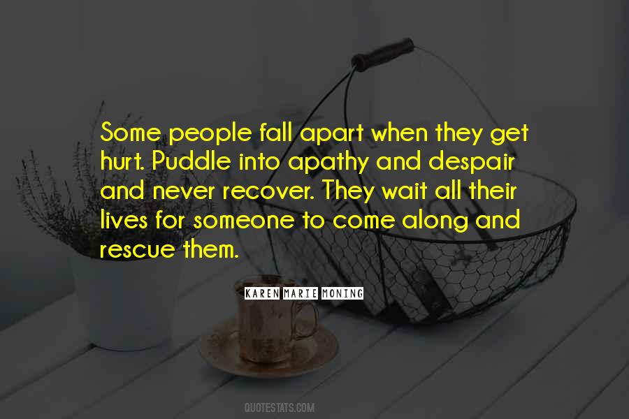 Never Fall Apart Quotes #763681