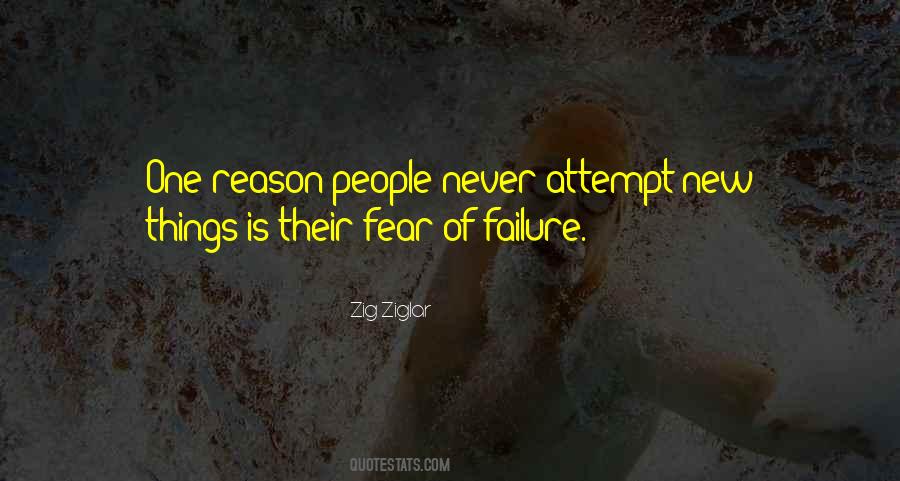 Never Fear Failure Quotes #1868835