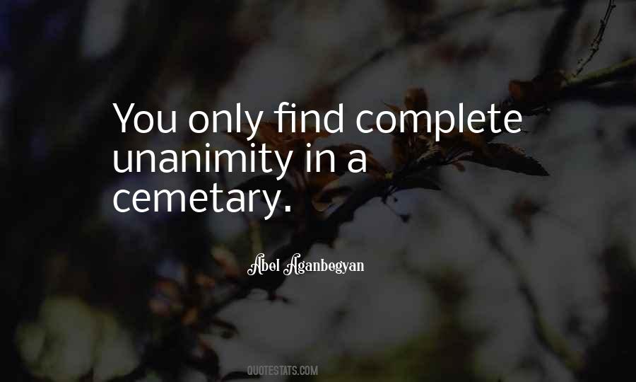 Quotes About Cemetary #416745