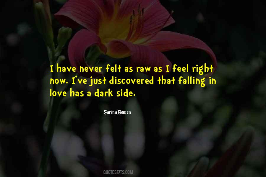 Never Felt Love Quotes #85957