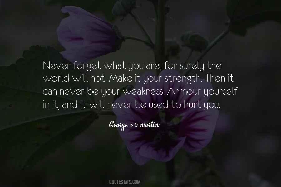 Never Forget What You Are Quotes #1346186