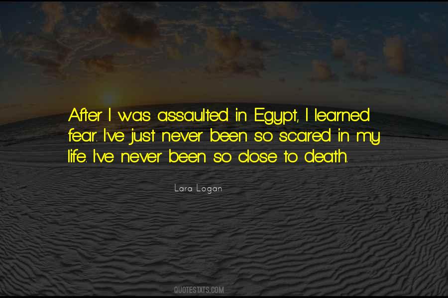 Never Get Scared Quotes #426876
