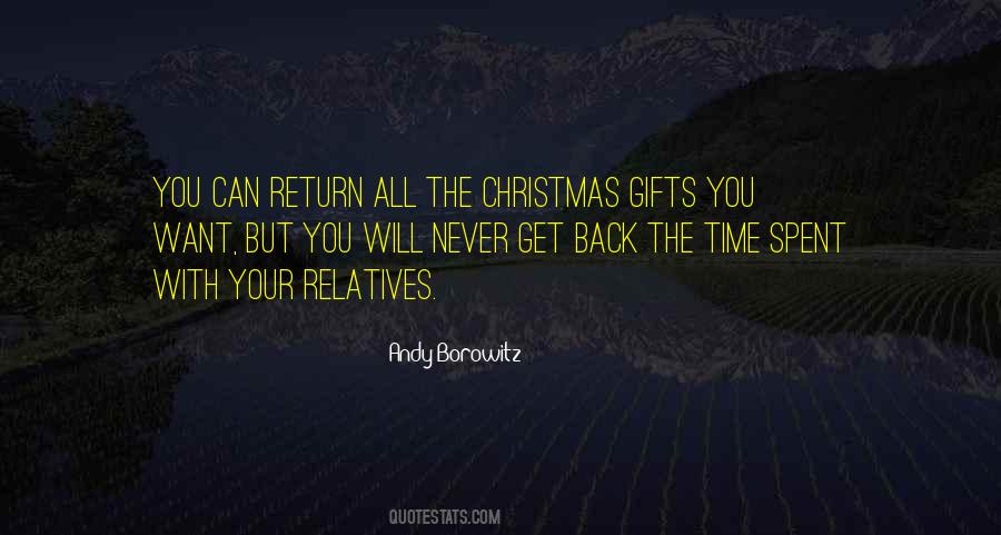 Never Get Time Back Quotes #1786466