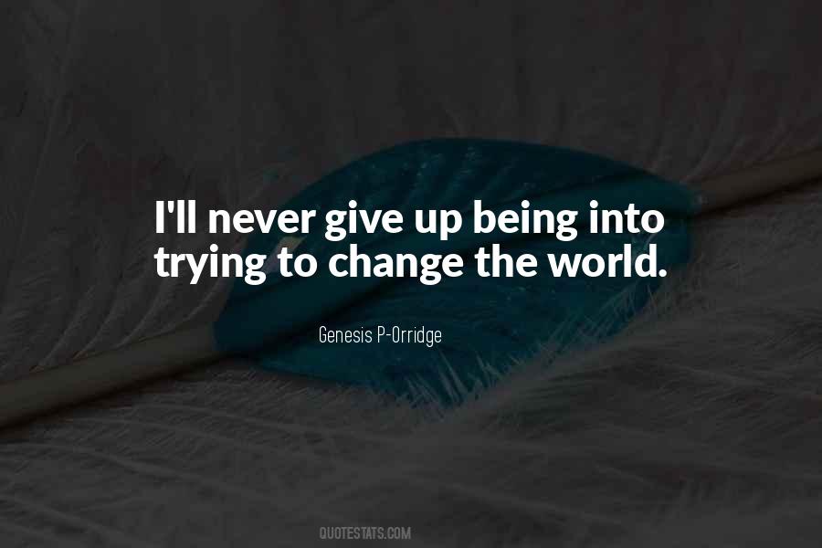 Never Give Up Trying Quotes #95607