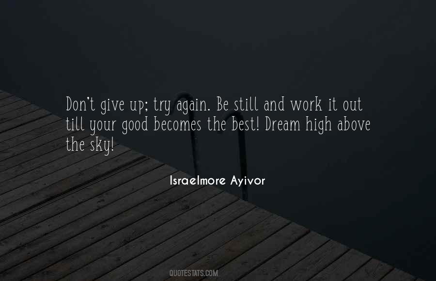 Never Give Up Work Quotes #278876