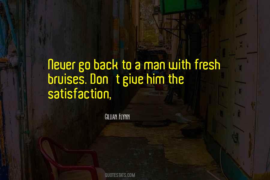 Never Go Back Quotes #127455