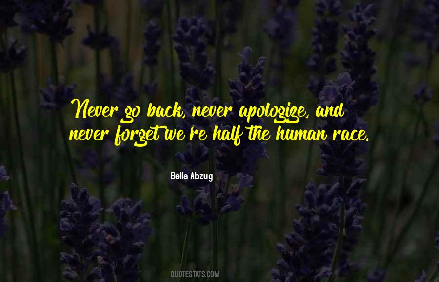 Never Go Back Quotes #1690873