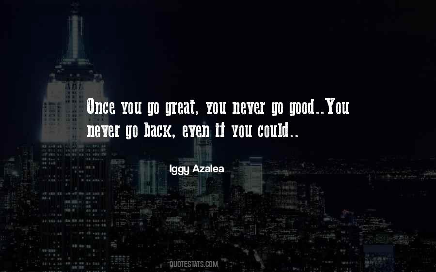 Never Go Back Quotes #500872