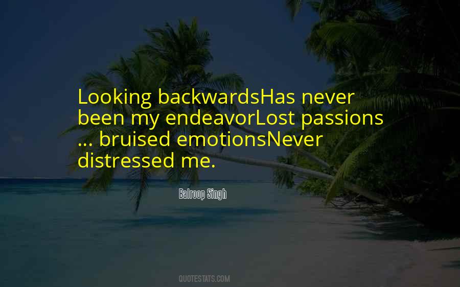 Never Go Backwards Quotes #281966