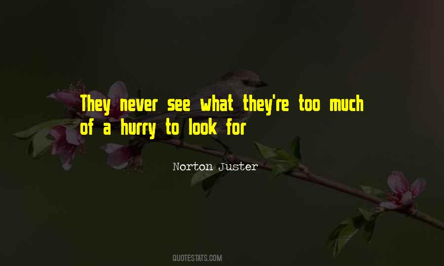 Never Hurry Quotes #1654739