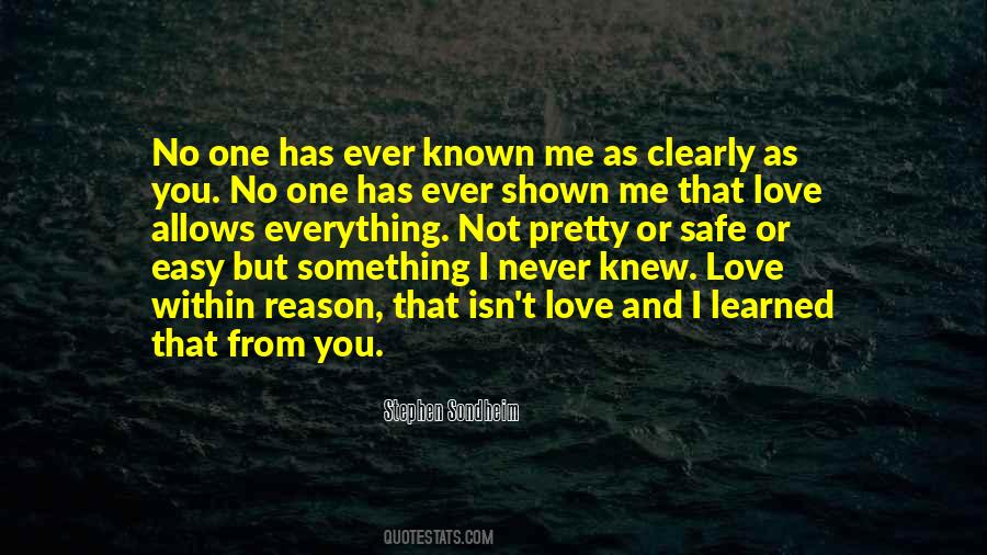 Never Knew Love Quotes #604794