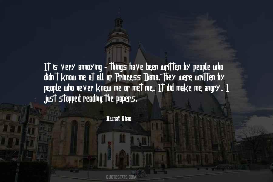Never Knew Me Quotes #3868