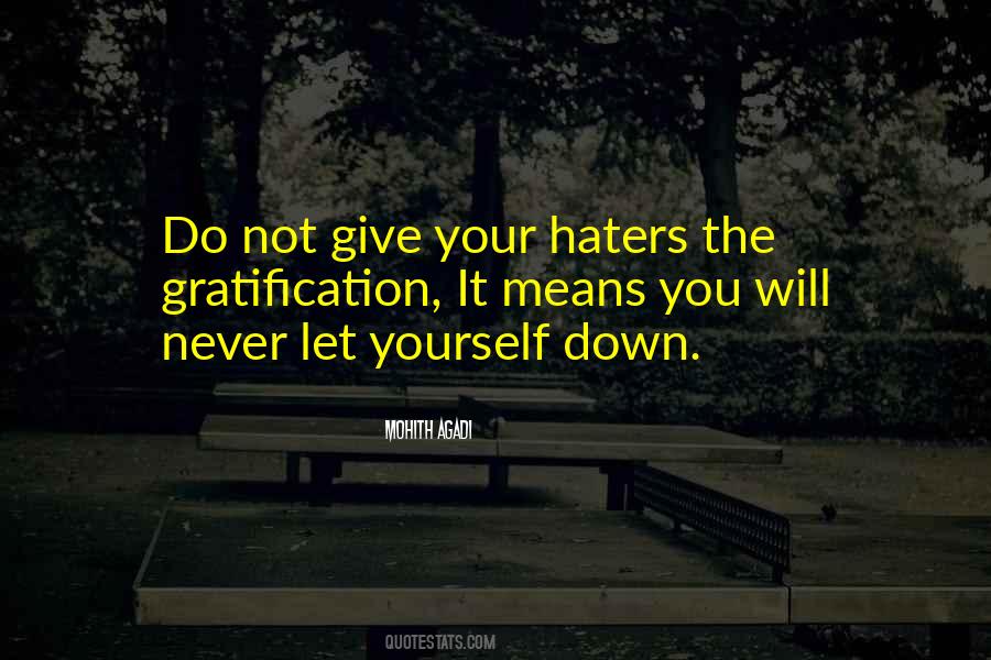 Never Let Down Quotes #238734