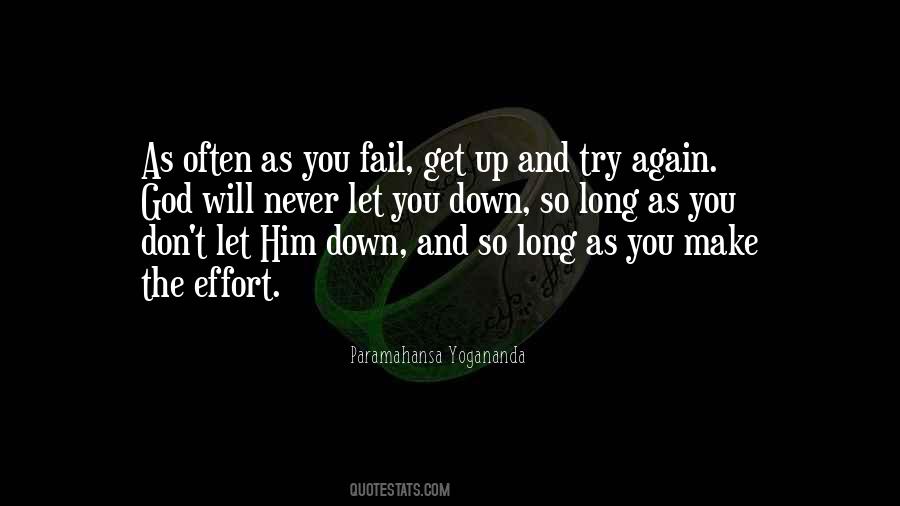Never Let Down Quotes #331899