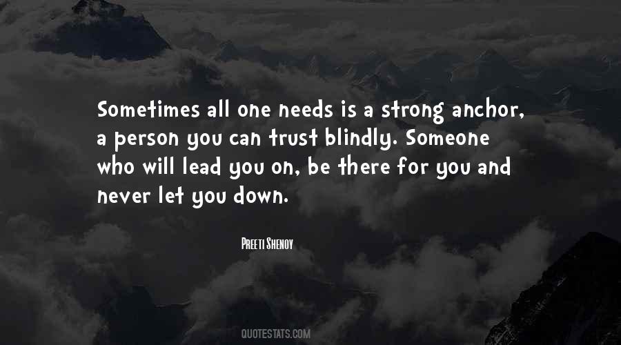 Never Let Down Quotes #399053