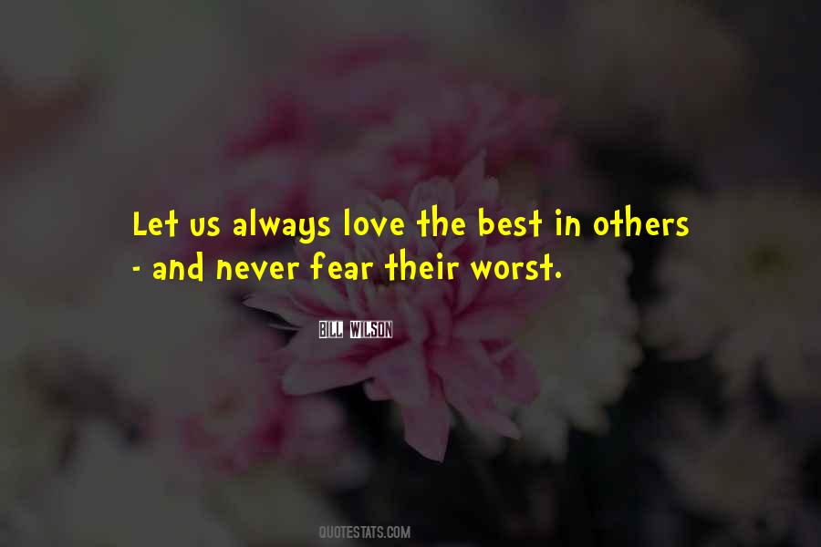 Never Let Fear Quotes #920092